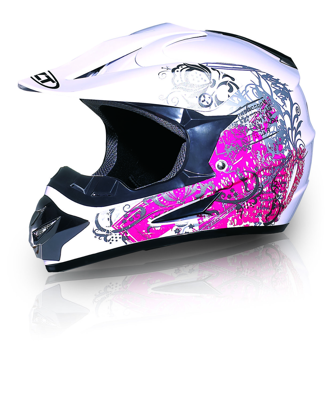 Offroad motorcycles helmet do Chrome in Chin full face for sport with DOT certificate