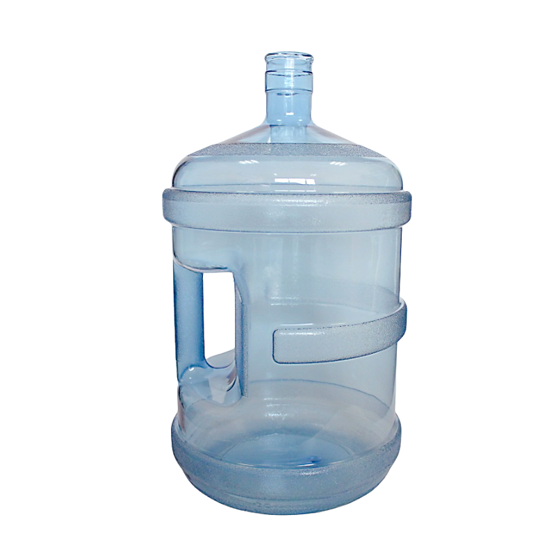 Bpa Free 3/5GL Gallon Clear Plastic PC Polycarbonate Blue Mineral Drinking Water Bottle Jug with Handle