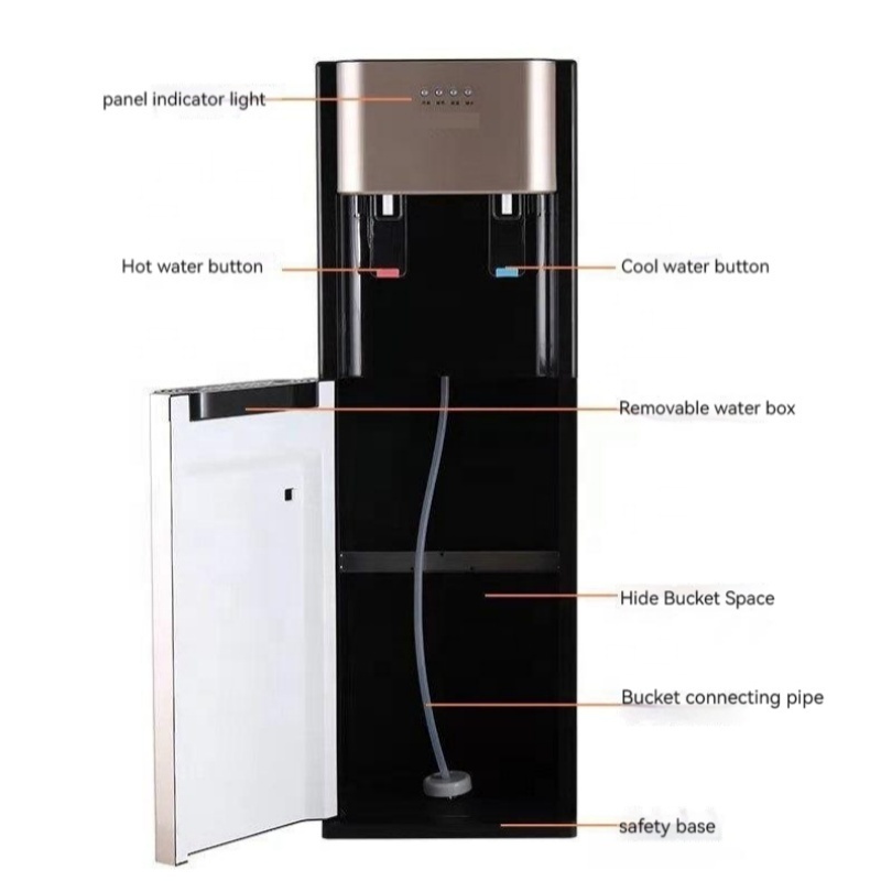 Factory Price Vertical Bottom Loading Hot & Cold Electric Water Cooler Dispenser Stand OEM Free Spare Parts 220 550