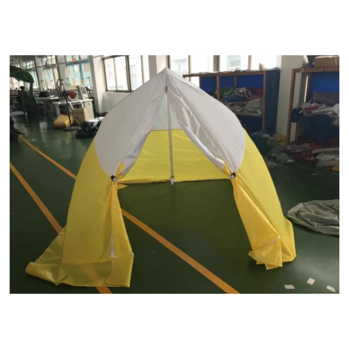 Outdoor Triangle Pop Up Waterproof Pitched Roof Trench Tent Quick Pitch Work Tent