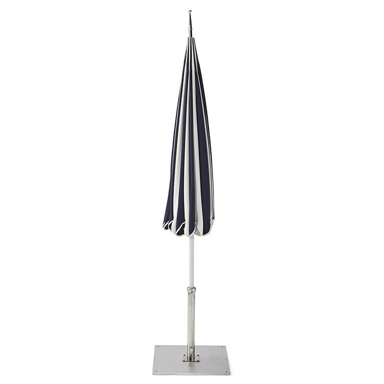 Tiki Pagoda Navy White Stripes Patio Umbrella Pagoda Umbrella Canopy