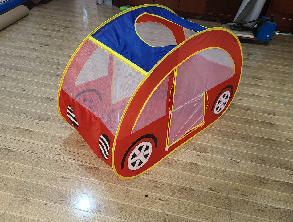 OEM Girls Boys Children Folding Play House Toy Park Car Tent Kids Car Pop Up Toy Tent