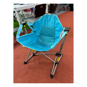 Outdoor Heavy Duty  Folding Portable wing Rocking Chair  Lounger Hammock Camping Chair  for kids