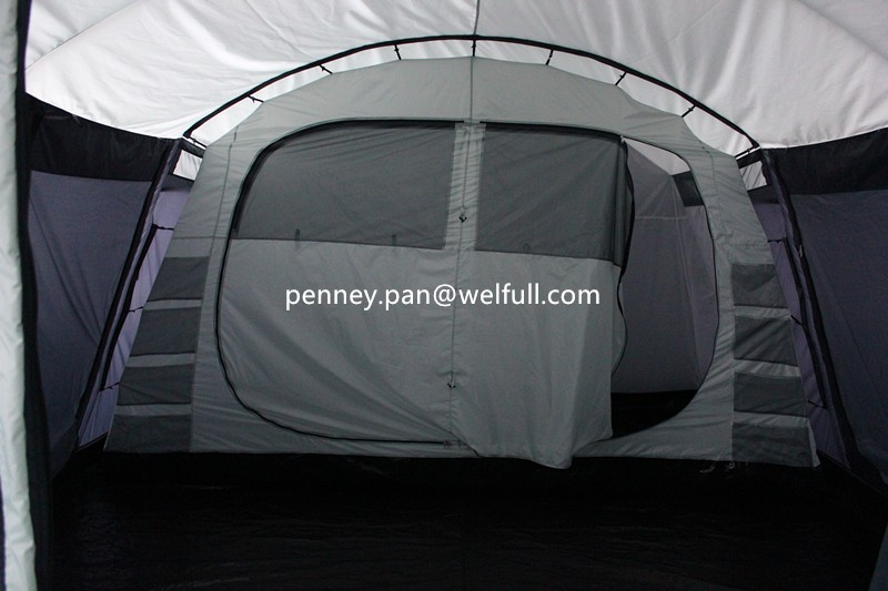 12 person Waterproof 3 Room With Living Room Tents  De Family Tunnel Plus Luxury 10 Outdoor Camping Tent