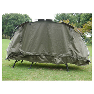 4 Season Off Ground Tent Double-layer Waterproof Folding Portable Carp Fishing Bivvy Tents Camping Outdoor Cot Tent