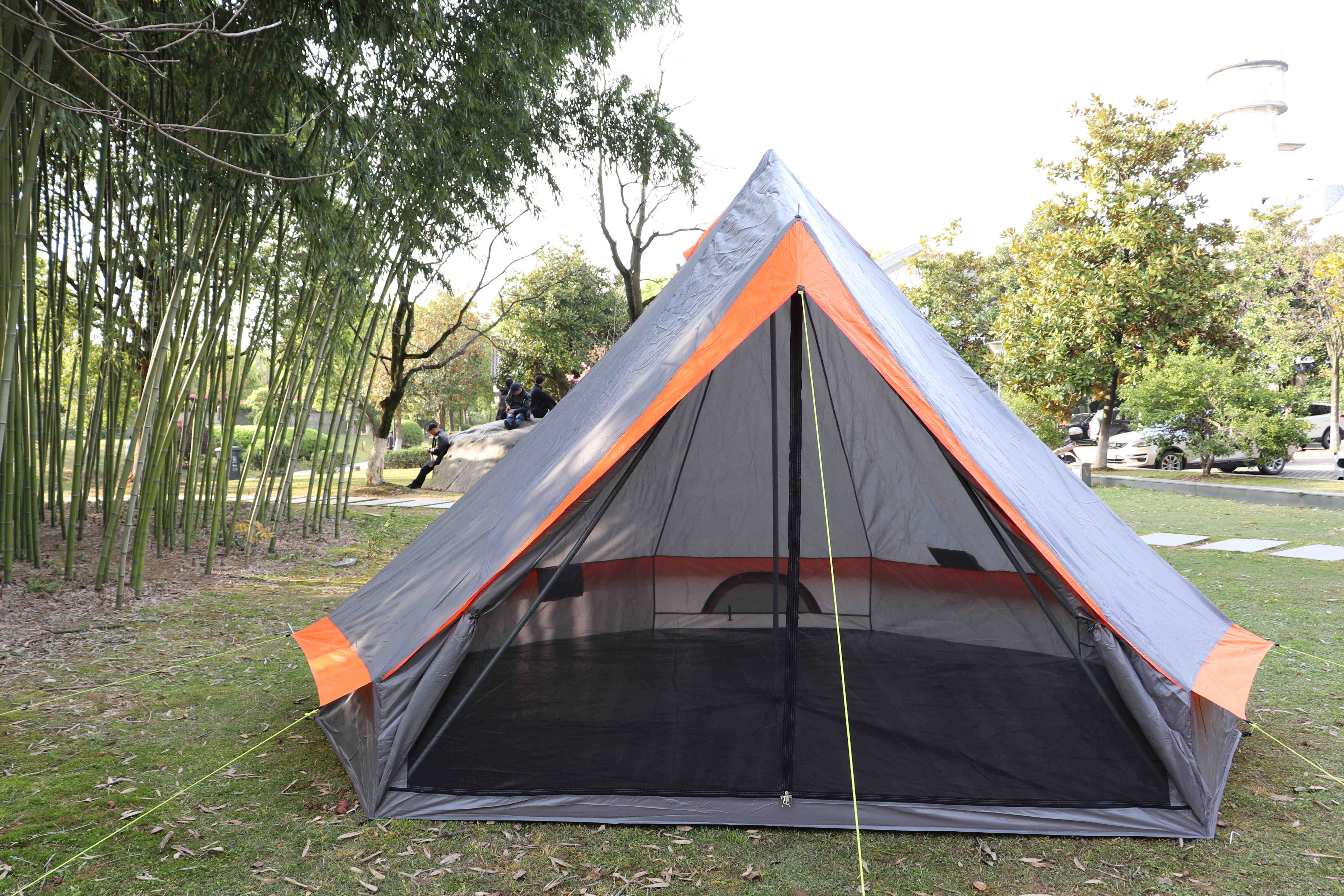 4 Meter Luxury Outdoor Camping Safair Cheap Polyester Waterproof yurt Lodge Glamping Bell Tent