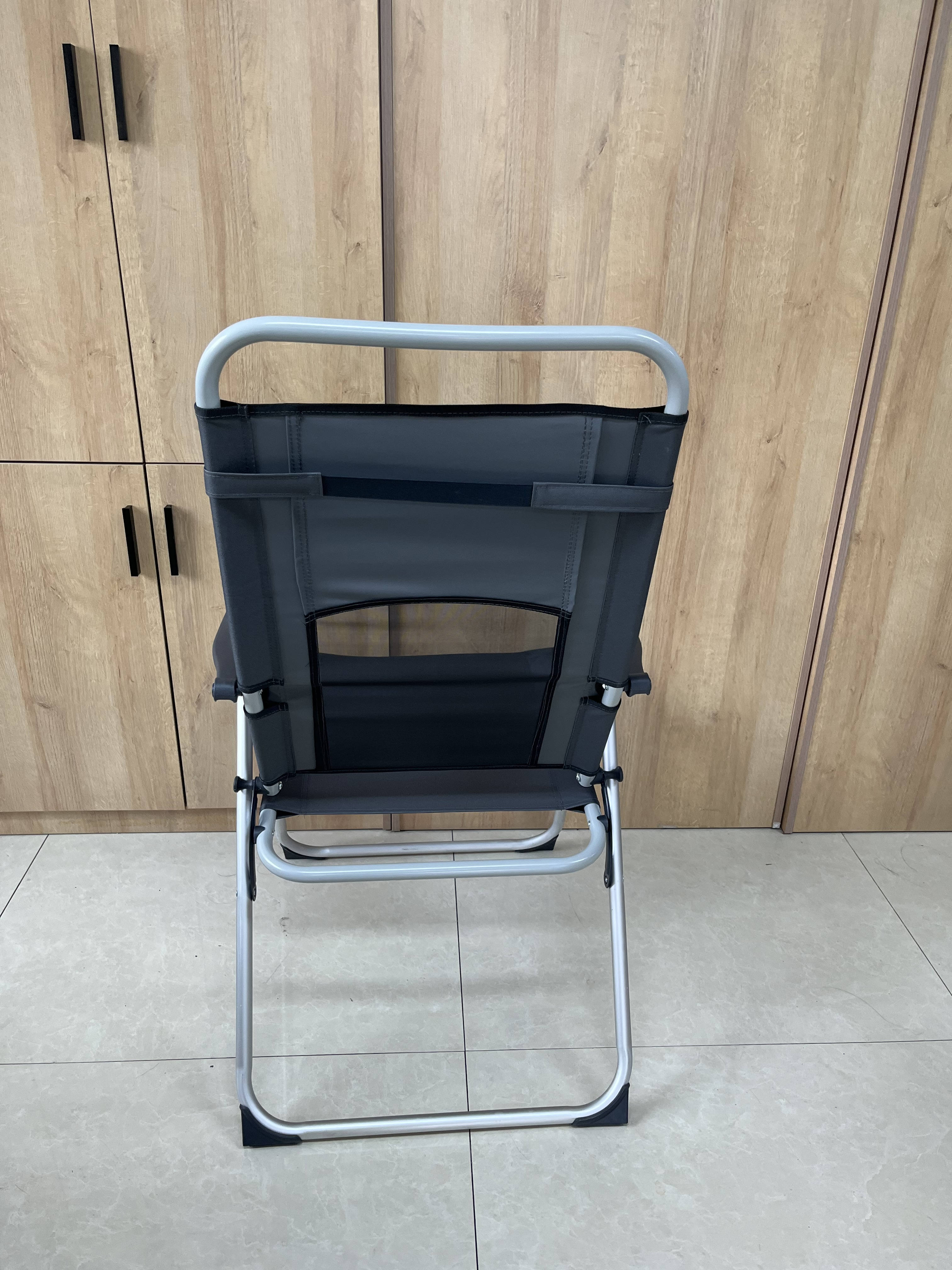 Folding Recliner Portable Outdoor Summer Camping Aluminum Lounge Lightweight Folding Beach Chair