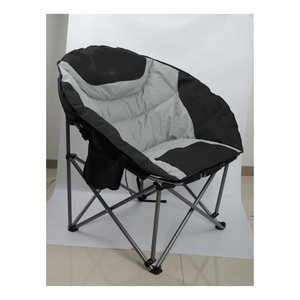 Camping Large Padded Folding Foldable Heavy Duty Comfy Sofa Camping Butterfly  Round Deluxe Moon Chair