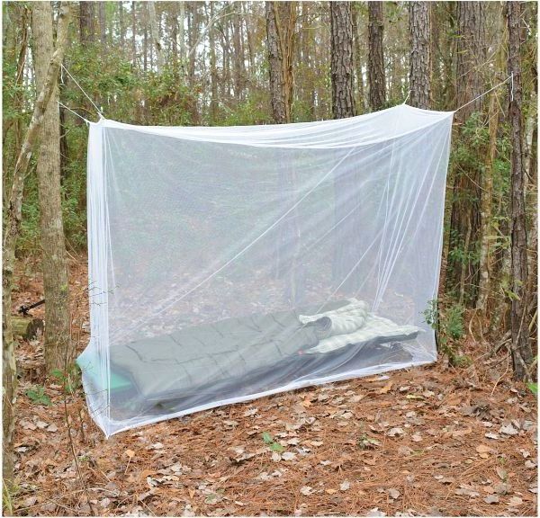 Outdoor Single Mosquito Net Portable Camping Outdoor mesh Netting Foldable Square Insect Tent Net