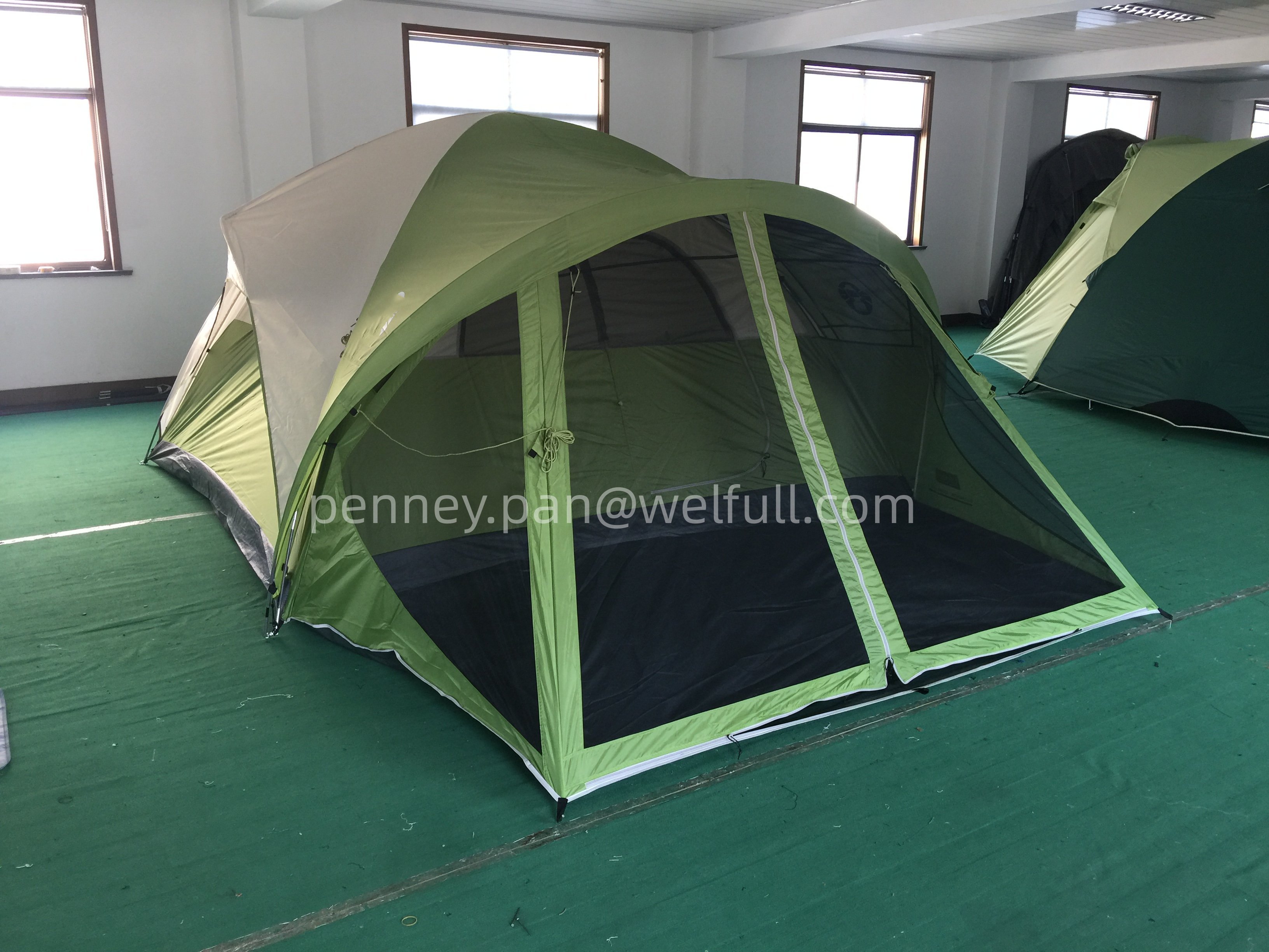 Outdoor Camping Waterproof  family 4 Person Screened Tent  Screened 8 dome Tent  with Screen Room