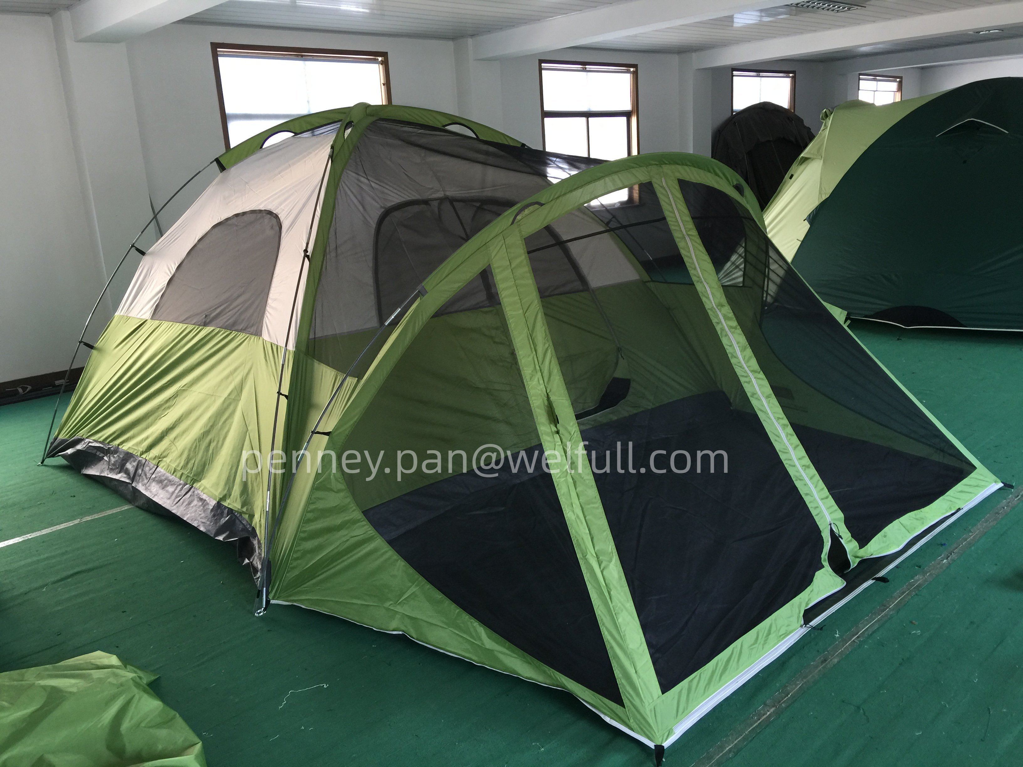 Outdoor Camping Waterproof  family 4 Person Screened Tent  Screened 8 dome Tent  with Screen Room