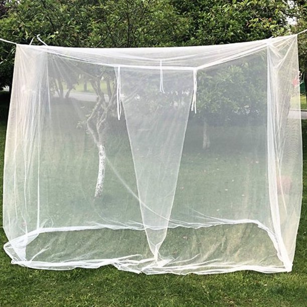 Outdoor Single Mosquito Net Portable Camping Outdoor mesh Netting Foldable Square Insect Tent Net