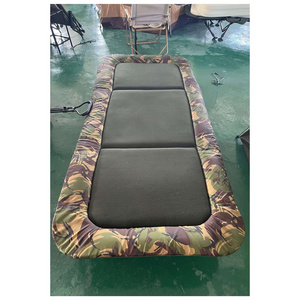 Outdoor Camping Biwy Carpe Fishing  Equipment Portable Tactical Flatbed Wide 6 Leg Bedchair Bed Chair Carp Fishing