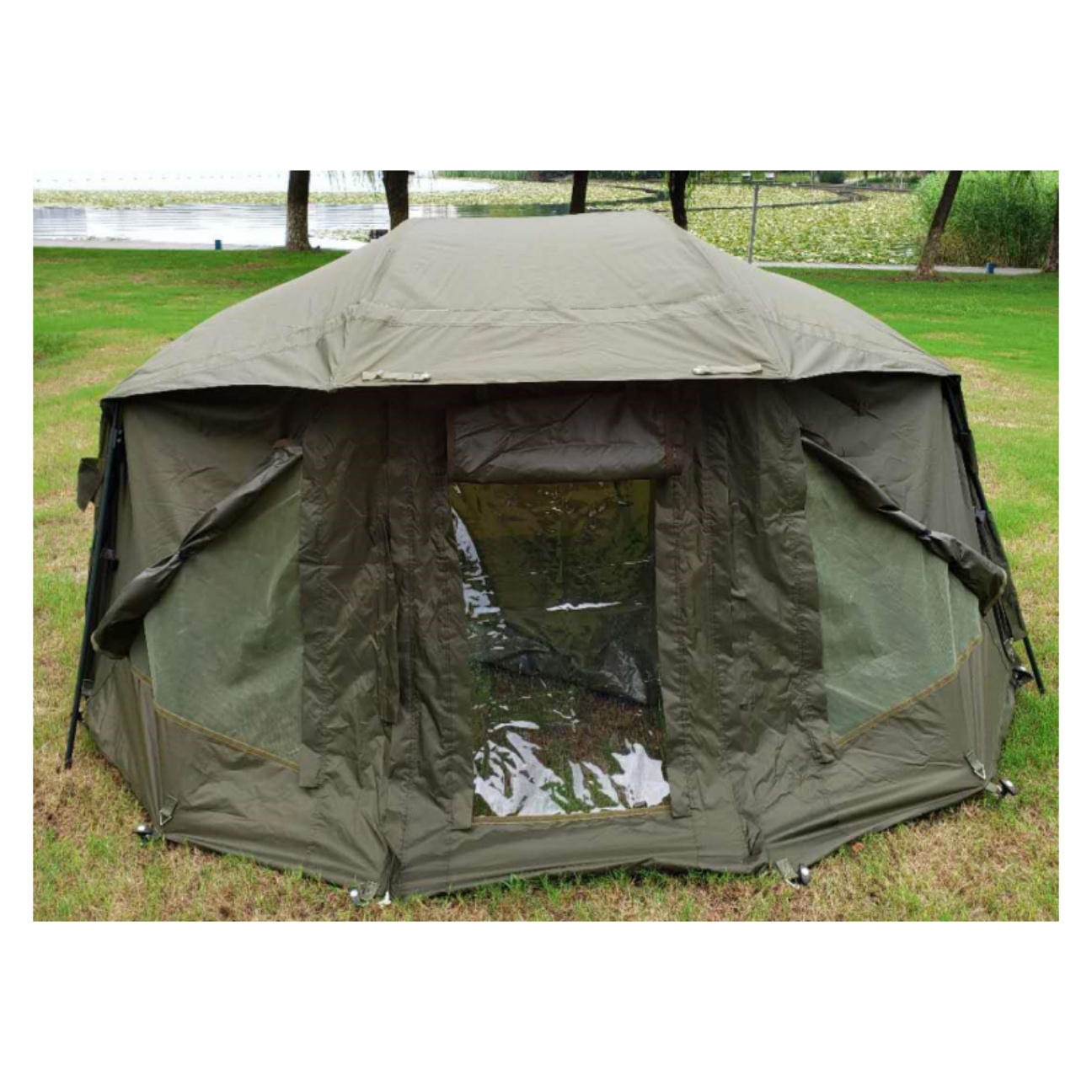 Outdoor Bivvy Brolly Umbrella Fish Trap Tent Sun Protection Waterproof Folding Portable Carp Instant Fishing Umbrella