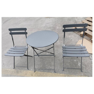 Outdoor Patio Furniture Sets Steel Patio Folding Outdoor Summer Garden Bistro Table And Chairs Set