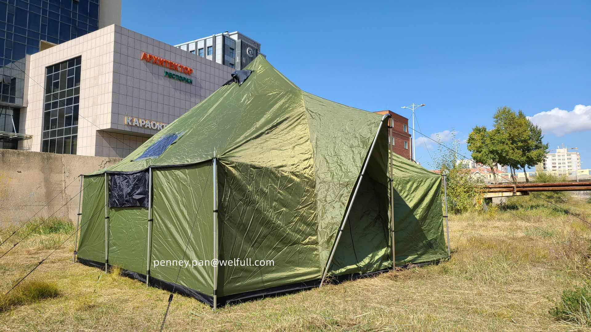 Dubai Camping Winter tent Used  Canvas Large  Hot Tent With Stove Jack  Hot Tent