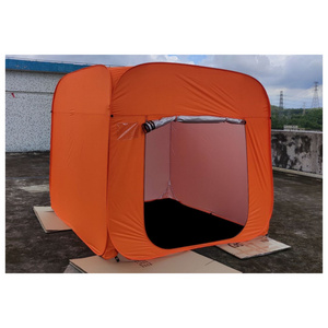 Indoor Pop up Cube Foldable Emergency solation Shelter Refugee Disaster Relief  Modular Tent  for Earthquake Tsunami