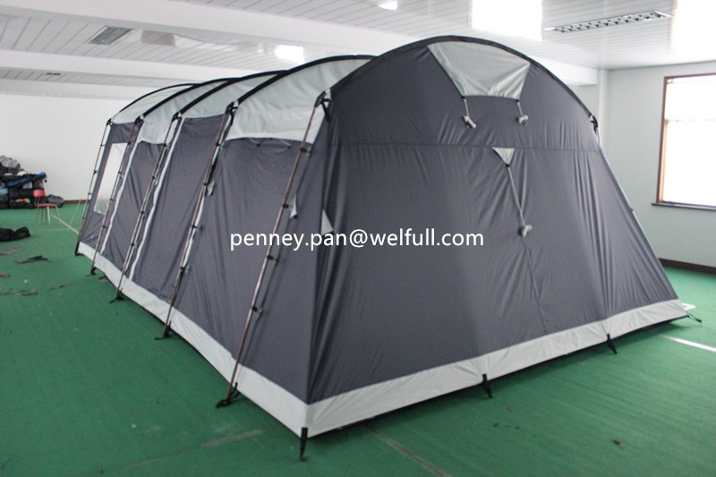 12 person Waterproof 3 Room With Living Room Tents  De Family Tunnel Plus Luxury 10 Outdoor Camping Tent