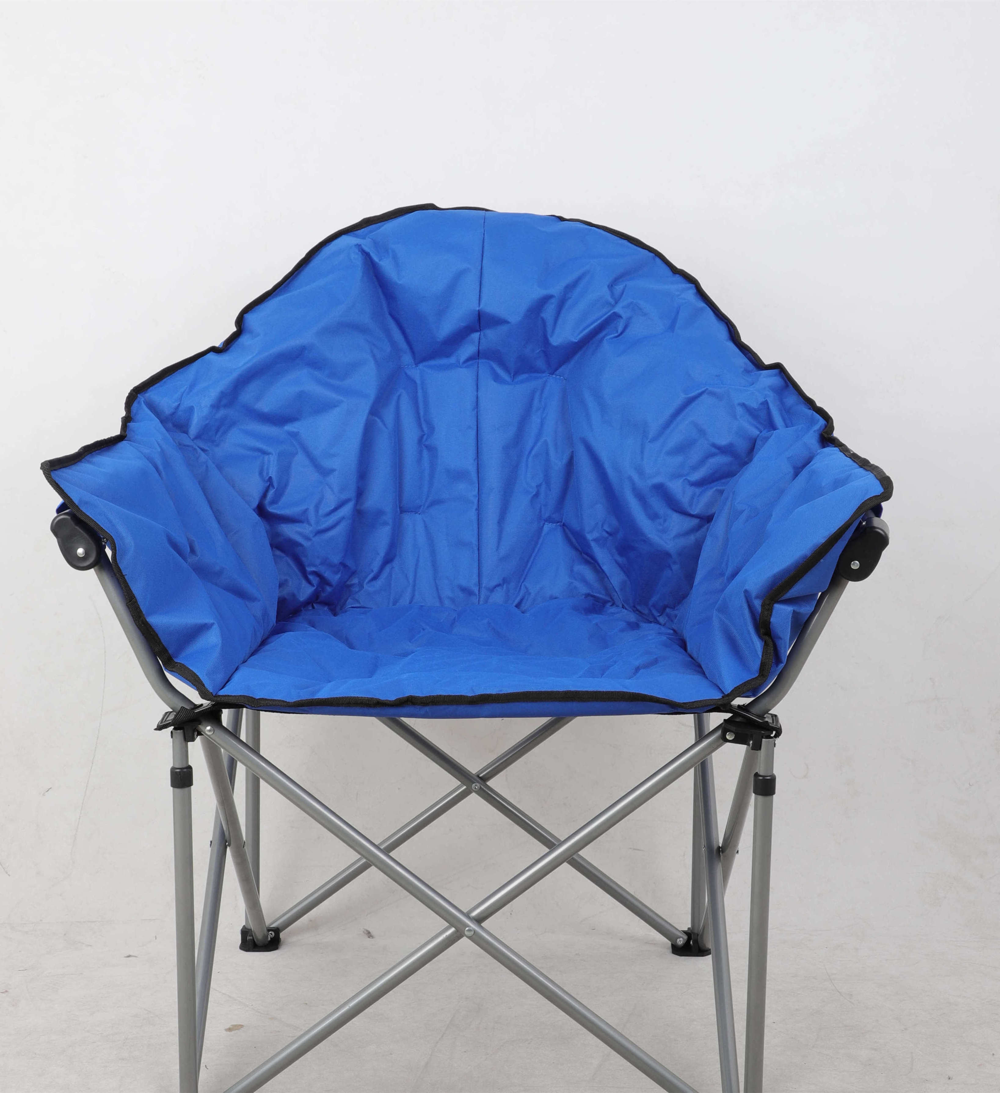 Outdoor Folding Portable Folding Lounger  Folding Chair Moon Folding Camping Moon Padded Camping Chair