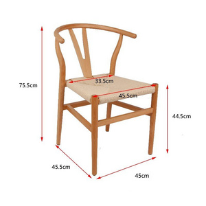 Ash wood Hans Wagner Dining Wishbone Chair