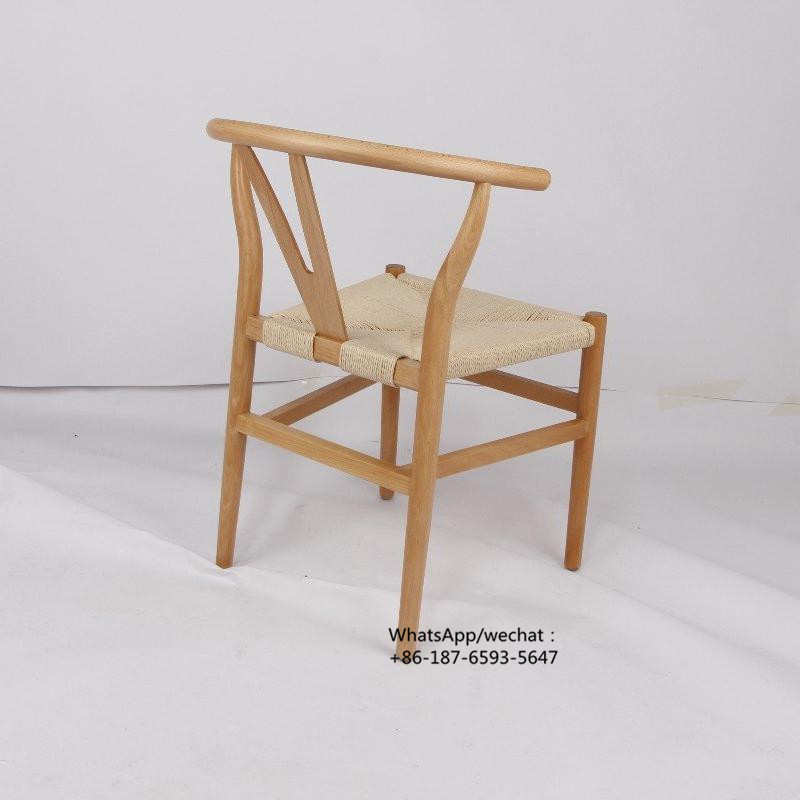 Ash wood Hans Wagner Dining Wishbone Chair