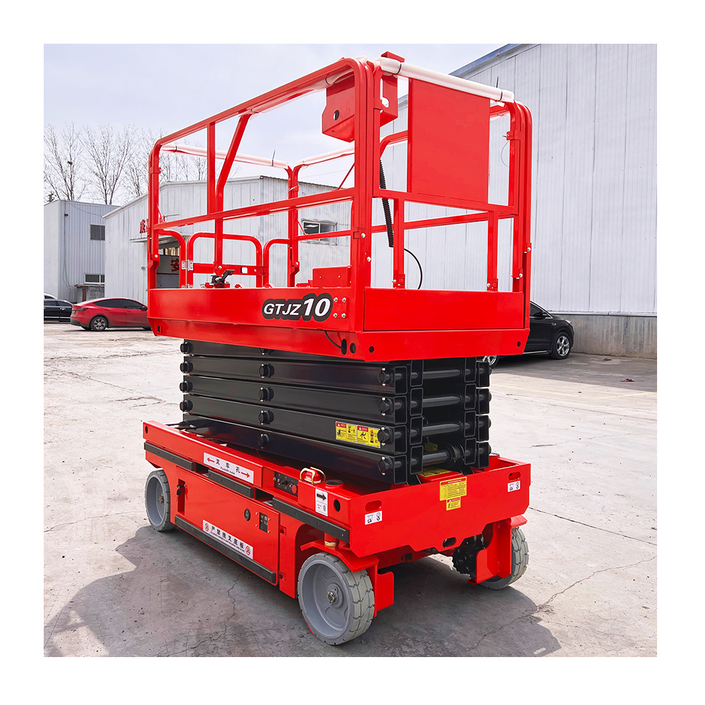 professional 6m-14m electric scissor lift/truck mounted scissor man lift aerial work platform for maintenance