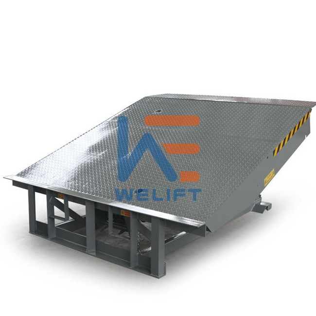 CE 8T 10T 12T dock leveler hydraulic electric height adjustable forklift truck container fixed yard loading dock ramp