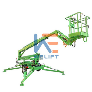 12M Price Towable Cherry Picker For Sale Light Boom Lifts