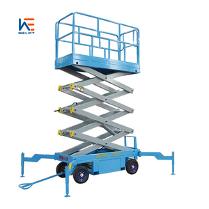 8m 10m 12m 300kg 500kg 2 person 6m Mobile Electric Man Lift hydraulic scissor lift