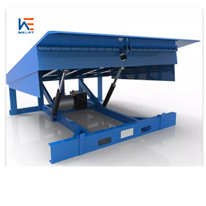 CE 8T 10T 12T dock leveler hydraulic electric height adjustable forklift truck container fixed yard loading dock ramp