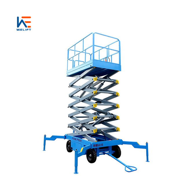 Hydraulic vertical electric scaffolding /aerial work platform