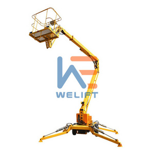 8m-20m Articulated Towable Cherry Picker Tow Behind Boom Lift Used For Sale