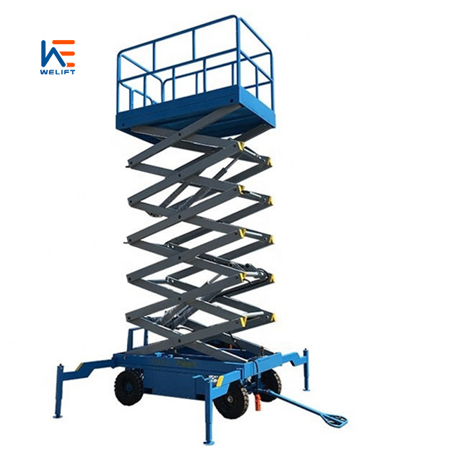 Hydraulic vertical electric scaffolding /aerial work platform