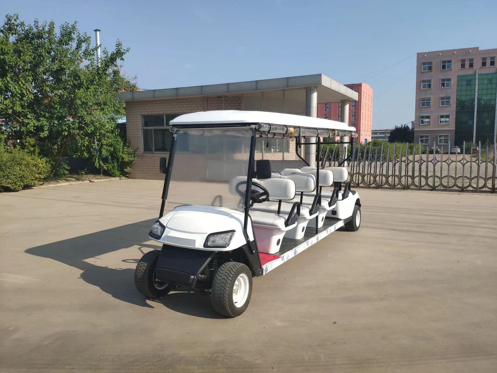 2021 hot sell Weliftrich China Cheap High Quality 8 Passengers 4x4 seater Tourist Car Electric Golf Cart