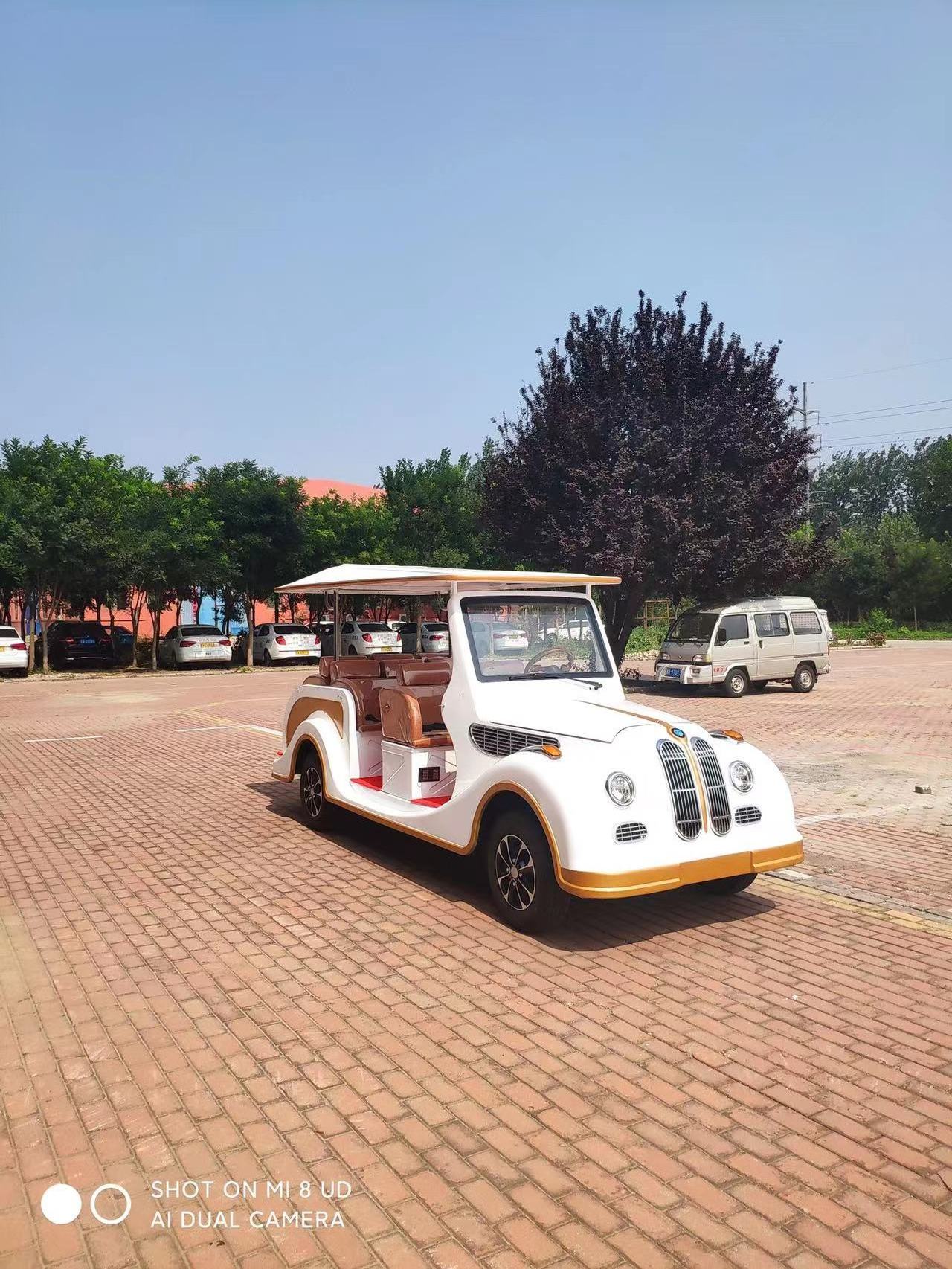 WELIFTRICH 4 wheels 6 seater electric golf car vintage car for sale