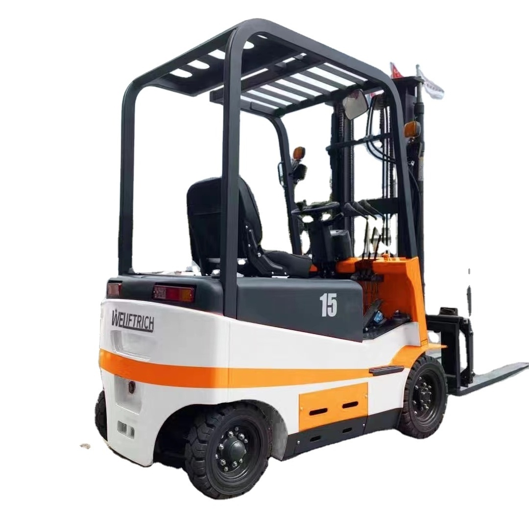 WELIFTRICH small mini cheap 1.5 ton 1500kg 3m 4.5m 5m 80V lithium battery electric forklift with side shift