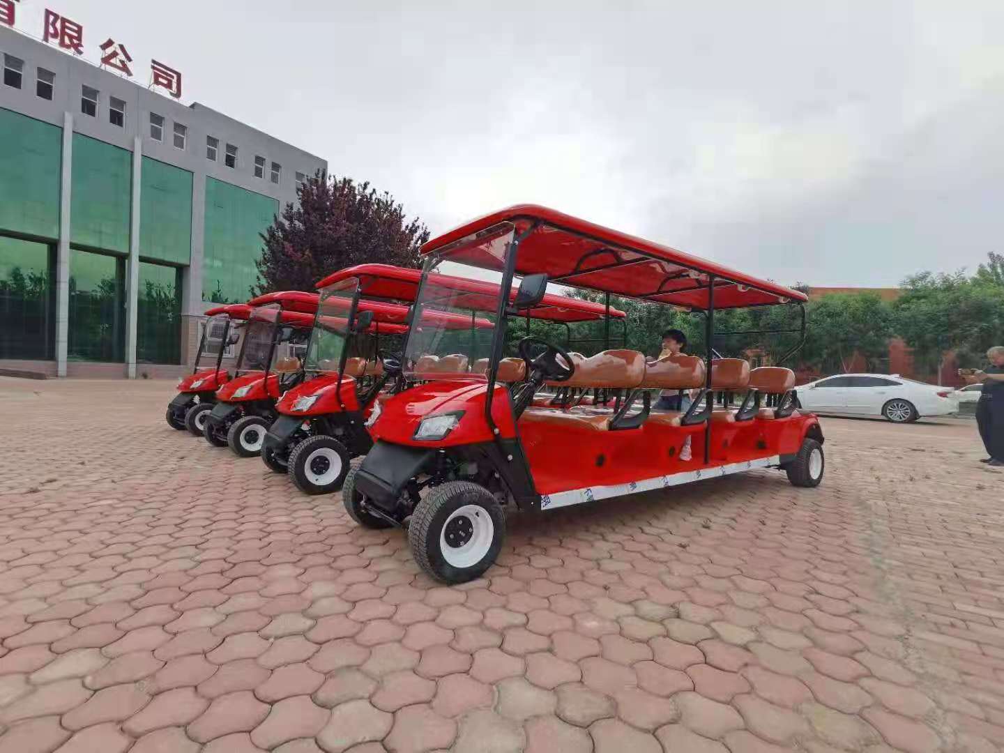 2021 hot sell Weliftrich China Cheap High Quality 8 Passengers 4x4 seater Tourist Car Electric Golf Cart