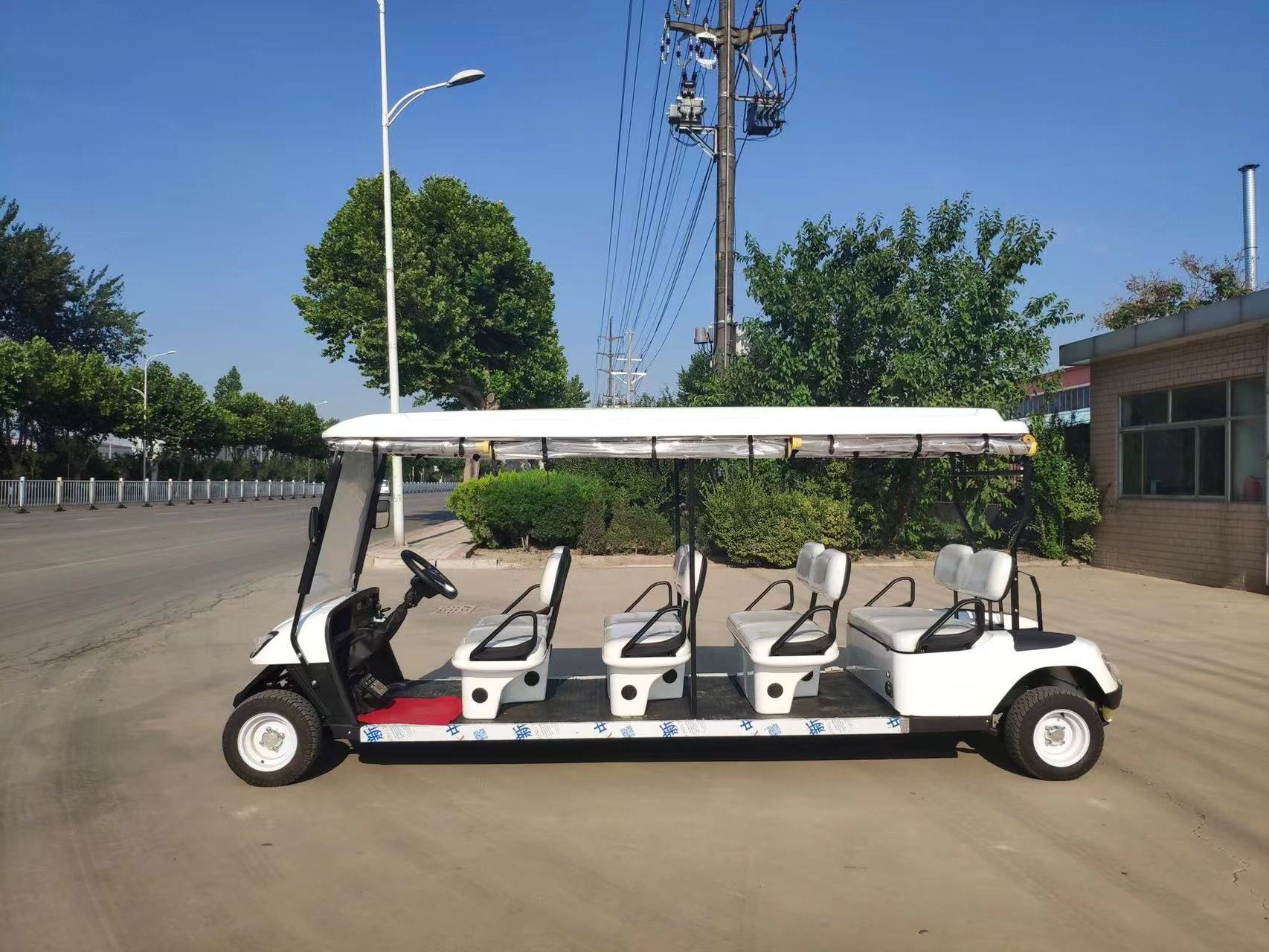 2021 hot sell Weliftrich China Cheap High Quality 8 Passengers 4x4 seater Tourist Car Electric Golf Cart