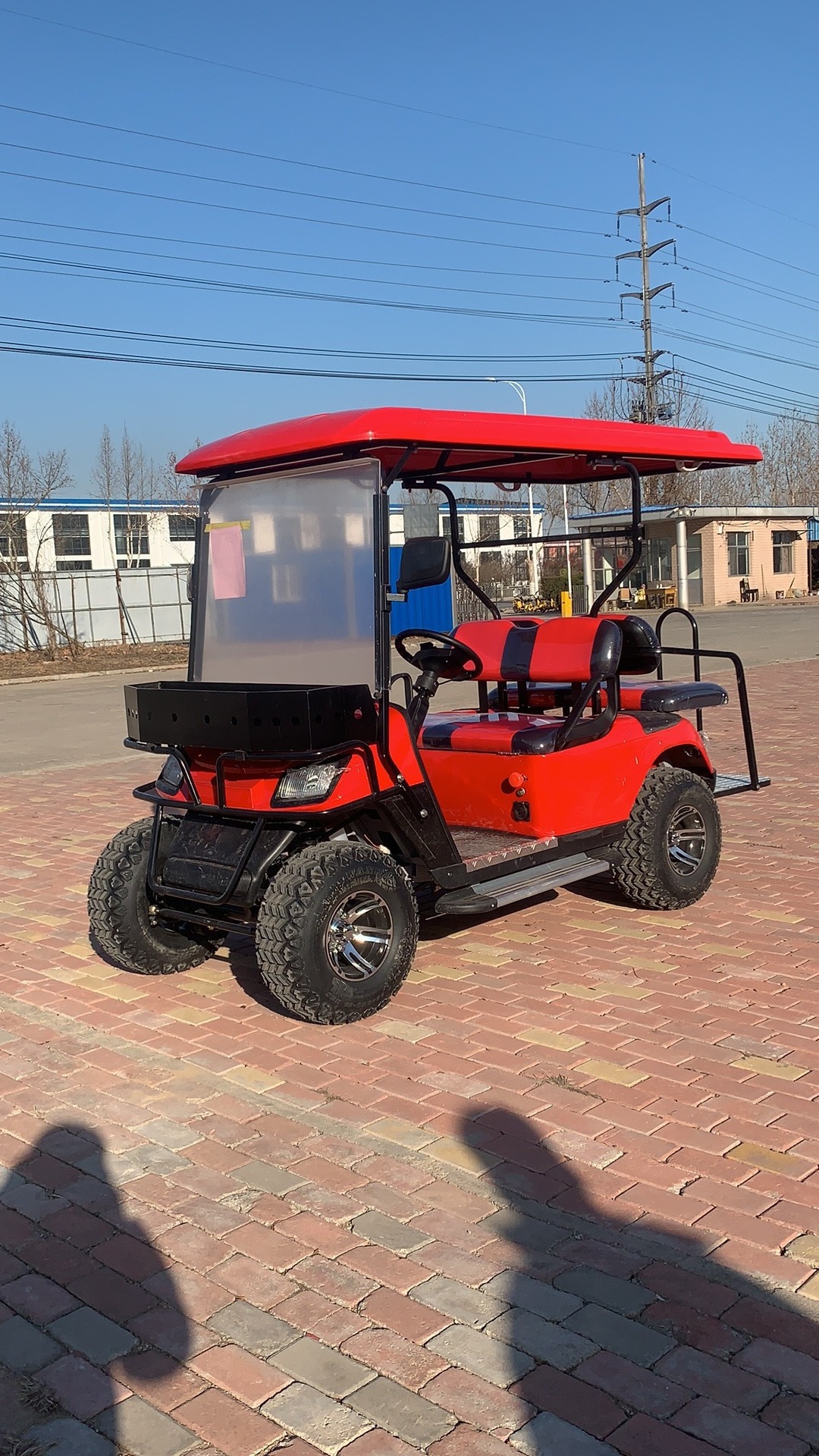 weliftrich 2+2 4 seats electric trolley high quality small cheap sports electric 4 seater Rain Covered with customized color