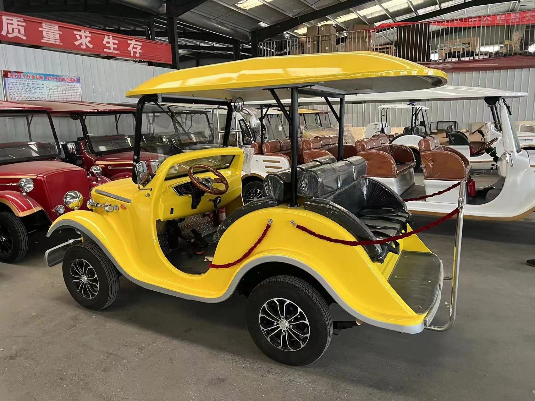 2seats  mini  Weliftrich  golf cart  72V 48V Battery Electric Golf Car Tourism Carts Vintage Sightseeing Car