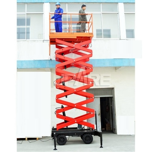 300kg Mini Manual Scissor lift work platform scissor lift platform hydraulic platform