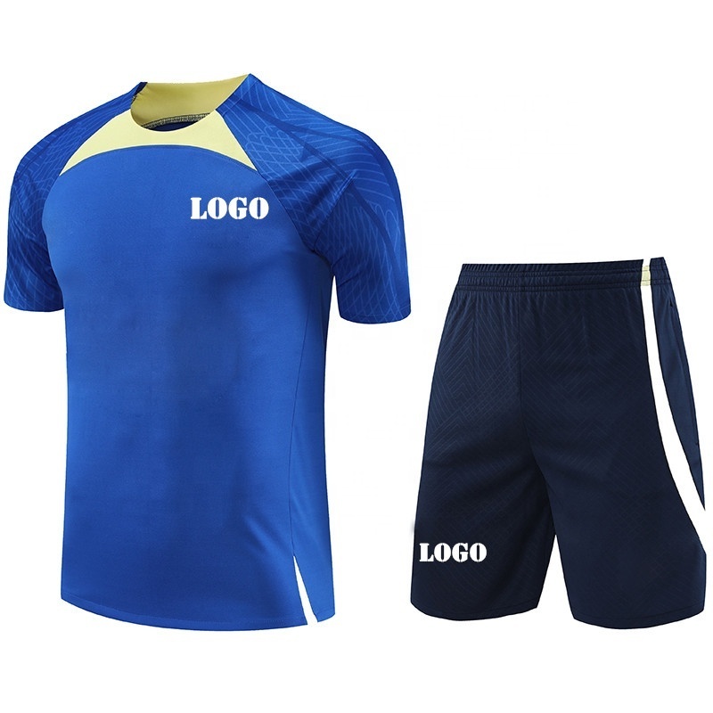 Top quality Soccer Jersey Uniforms Set Home Away Quality Thai Football Training Jersey Men's Team Sleeveless Football Kits