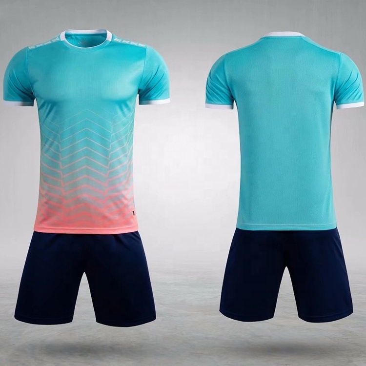 Light blue soccerwear custom sublimation soccer jersey bulk wholesale football jersey manufacturer