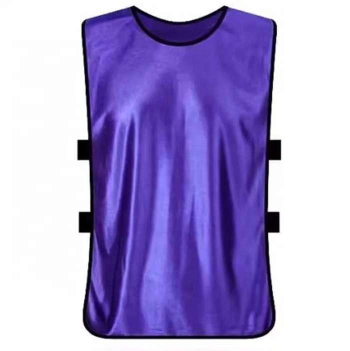 New soccer & football training vest purple sports bibs cheap advertising shirt