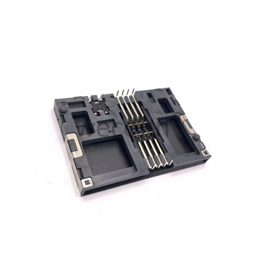 Hot selling 8PIN with switch DIP pcb Smart card connector IC card connector for POS