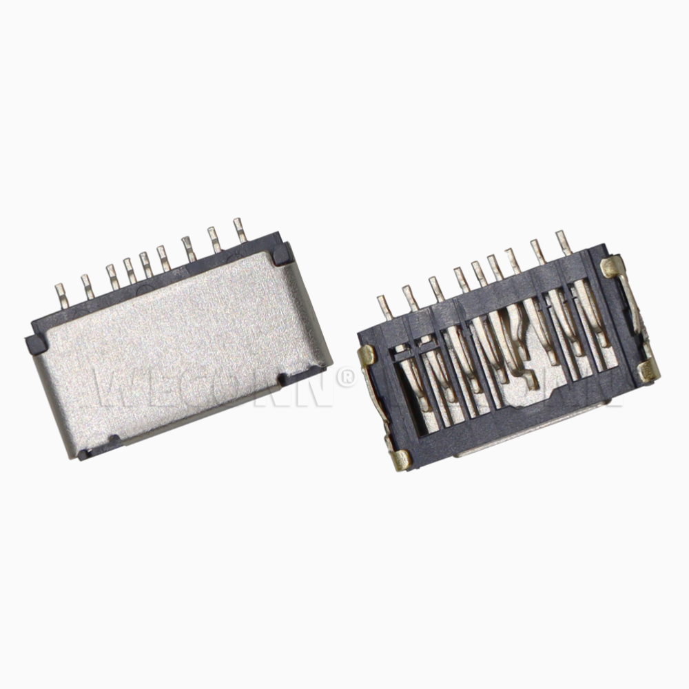 High quality PCB board to board card connector Micro SD Card 9P Female SMT simple push pull TF card connector