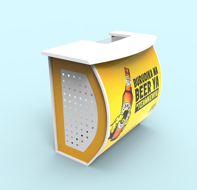 Tusker beer branded Bar pub demountable check out counter