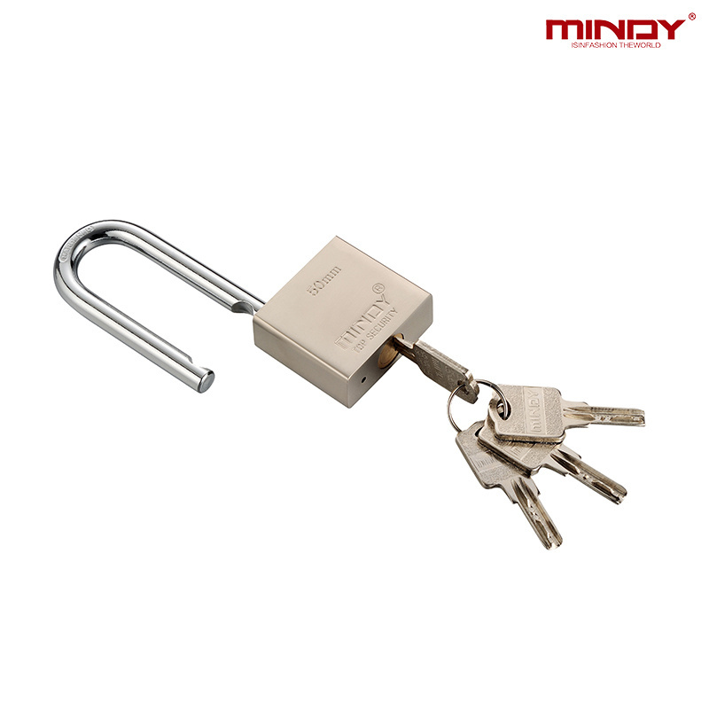 MINDY small heavy duty master type brass combination top security padlock padlock with key