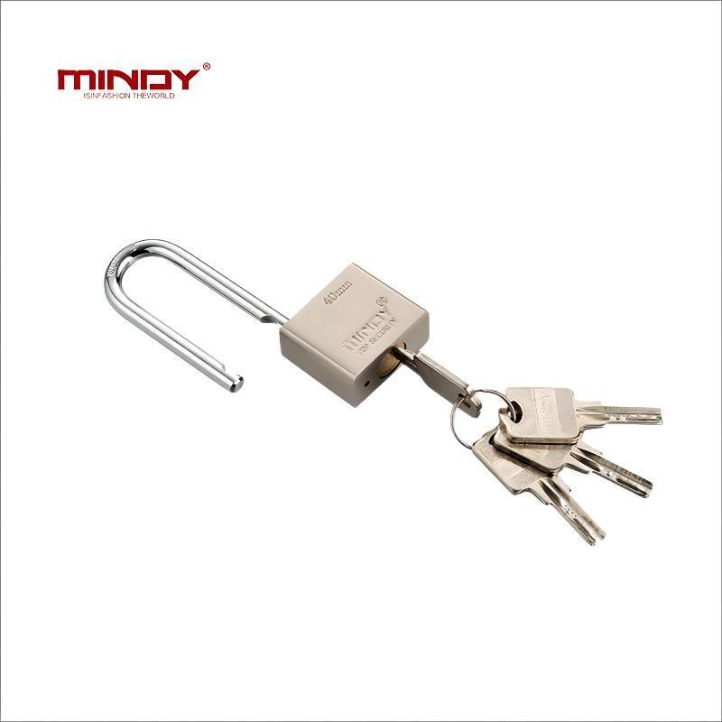 MINDY small heavy duty master type brass combination top security padlock padlock with key