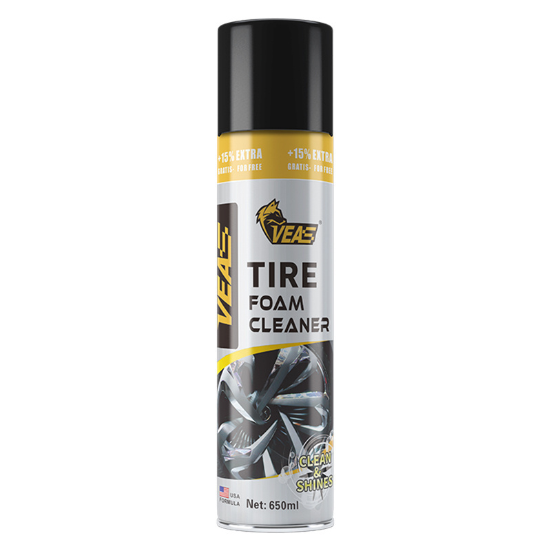 Car Cleaner Long-Lasting High Gloss Tire Foam Cleaner Polish Shine Protect Wheel And Tire Shine Spray